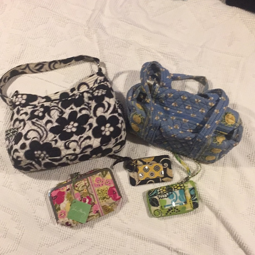 Fun Vera Bradley collection bee bags change purse